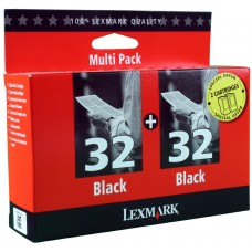 Lexmark origjinale Multipack ngjyrë e zezë 80D2956 32+32 2 kartuça me bojë nr. 32 bk