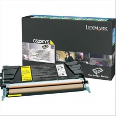 Lexmark origjinale toner ngjyrë e verdhë C5220YS rreth 3000 faqe