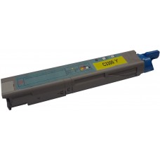 Toner ngjyrë e verdhë për OKI C3300 / 3400 / 3450 Y kompatibël