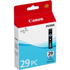 Canon Kartuçë me bojë ngjyrë e kaltër (foto) PGI-29pc 4876B001 36ml për rreth 1.445 foto (format 10 x 15 cm)