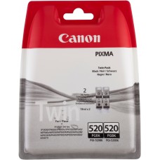 Canon Multipack ngjyrë e zezë PGI-520BK TwinPack 2932B012 Kartuça me bojë, Konfeksion dysh