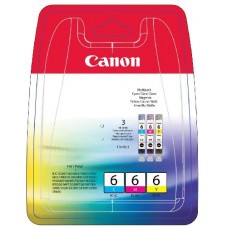 Canon Multipack ngjyrë e kaltër/ngjyrë magenta/ngjyrë e verdhë BCI-6x 4706A022 konfeksion multi