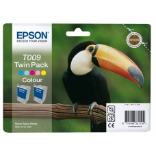 Epson Multipack ngjyra të ndryshme C13T00940210 T009+T009 konfeksion dysh: T009 (2x66ml)