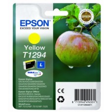 Epson Kartuçë me bojë ngjyrë e verdhë C13T12944011 T1294 rreth 470 faqe 7ml 