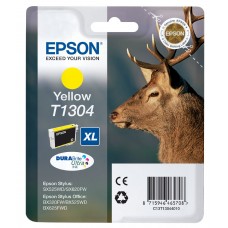 Epson Kartuçë me bojë ngjyrë e verdhë C13T13044010 T1304 rreth 755 faqe 10.1ml 