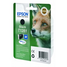 Epson Kartuçë me bojë ngjyrë e zezë C13T12814011 T1281 rreth 170 faqe 5.9ml 