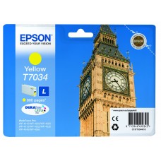 Epson Kartuçë me bojë ngjyrë e verdhë C13T70344010 T7034 rreth 800 faqe 