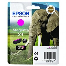 Epson Kartuçë me bojë ngjyrë magenta C13T24234010 T2423 rreth 360 faqe 4.6ml 