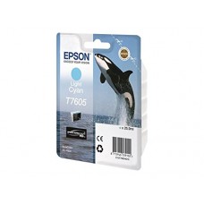 Epson Kartuçë me bojë ngjyrë e kaltër (e hapur) C13T76054010 T7605 rreth 2400 faqe 25.9ml UltraChrome HD