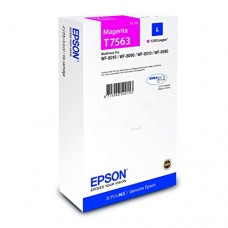 Epson Kartuçë me bojë ngjyrë magenta C13T756340 T7563 rreth 1500 faqe 14ml 