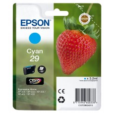 Epson Kartuçë me bojë ngjyrë e kaltër C13T29824010 T2982 rreth 180 faqe 3.2ml 