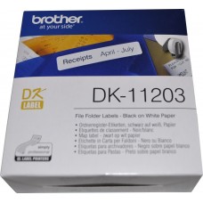 Brother etiketa DK-11203 etiketa, 17/87 mm ngjyrë e bardhë 300 et./ rulon