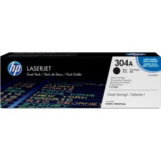 HP Multipack ngjyrë e zezë CC530AD 304A 2-Pack