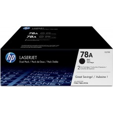 HP Multipack ngjyrë e zezë CE278AD 78A konfeksion dysh: 2x CE278A