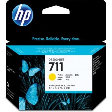 HP kartuçë me bojë ngjyrë e verdhë CZ136A 711 3-Pack 29 ml