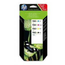 HP Multipack ngjyrë e zezë / ngjyrë e kaltër / ngjyrë magenta / ngjyrë e verdhë C2N93AE 940 XL C4906AE + C4907AE + C4908AE + C4909AE