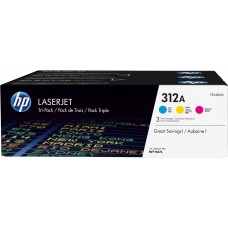 HP Multipack ngjyrë e kaltër / ngjyrë magenta / ngjyrë e verdhë CF440AM 312A CF381A + CF382A + CF383A