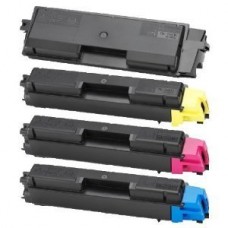 Toner Laserjet kompatibël me ngjyra e ndertuar e re, e garantuar për Kyocera  e kaltër TK580C