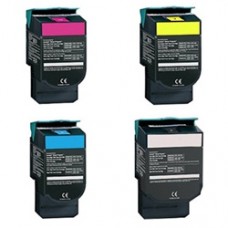 Toner Laserjet kompatibël me ngjyra e ndertuar e re, e garantuar për Lexmark  e verdhë  540H2Y