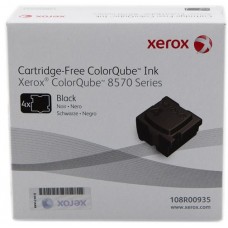 Xerox ColorStix ngjyrë e zezë 108R00935 8600 faqe Solid Ink, konfeksion me 4 cope